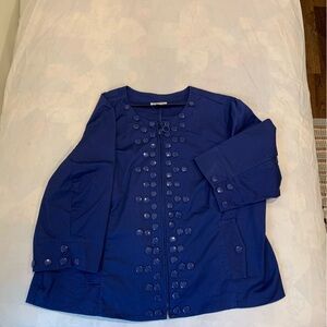 Joan Rivers Elegant Blue Garment